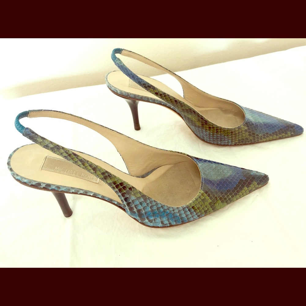 Michael Kors - Snakeskin Slingbacks - 7M